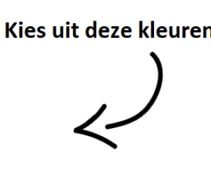 kleur keuze